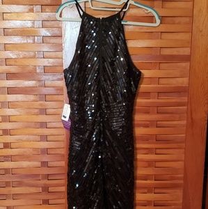 Stunning black mini dress